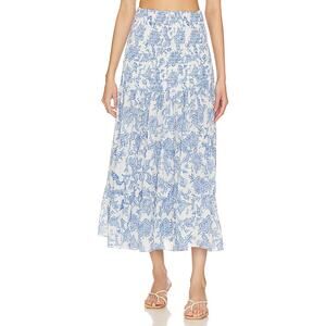 Misa Los Angeles 'Lola' Blue Voile Convertible Skirt Size S